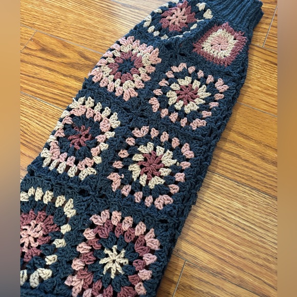 POL GRANNY SQUARE OVERSIZED SWEATER - Size L - Picture 9 of 11